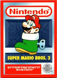 One of the Nintendo Collector Cards