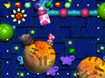 The image for "Yoshis and the Wind" from Yoshi's Story on Nintendo Music.