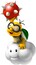 Artwork of Lakitu holding a Spiny Egg in New Super Mario Bros. Wii