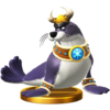 Pompy trophy from Super Smash Bros. for Wii U
