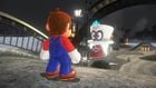 Mario and Cappy's first meeting on Glasses Bridge