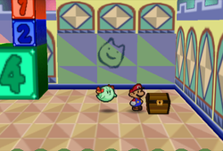 Second Treasure Chest in Shy Guy's Toy Box of Paper Mario.
