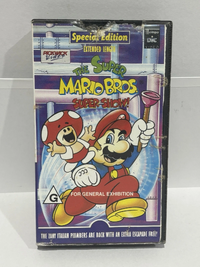 Australian box art of The Super Mario Bros. Super Show! Special Edition VHS