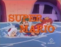 Italian logo of The Super Mario Bros. Super Show!