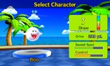 Character select screen with Boo