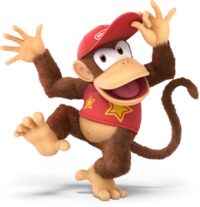 Diddy Kong from Super Smash Bros. Ultimate