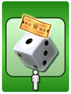 A Venture Card from Fortune Street indicating another die roll with a browsing bonus