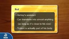 One of the Character Cards, as they appear on the GamePad.