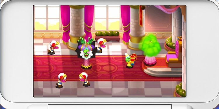A frame of the video shown with the fifth question in Mario & Luigi: Superstar Saga + Bowser’s Minions Trivia