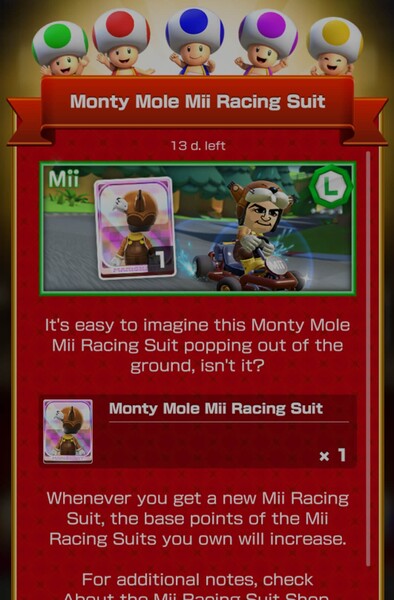 File:MKT Tour98 Mii Racing Suit Shop Monty Mole.jpg