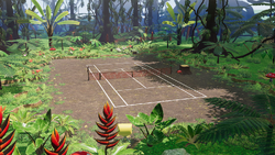 Forest Court from Mario Tennis Fever