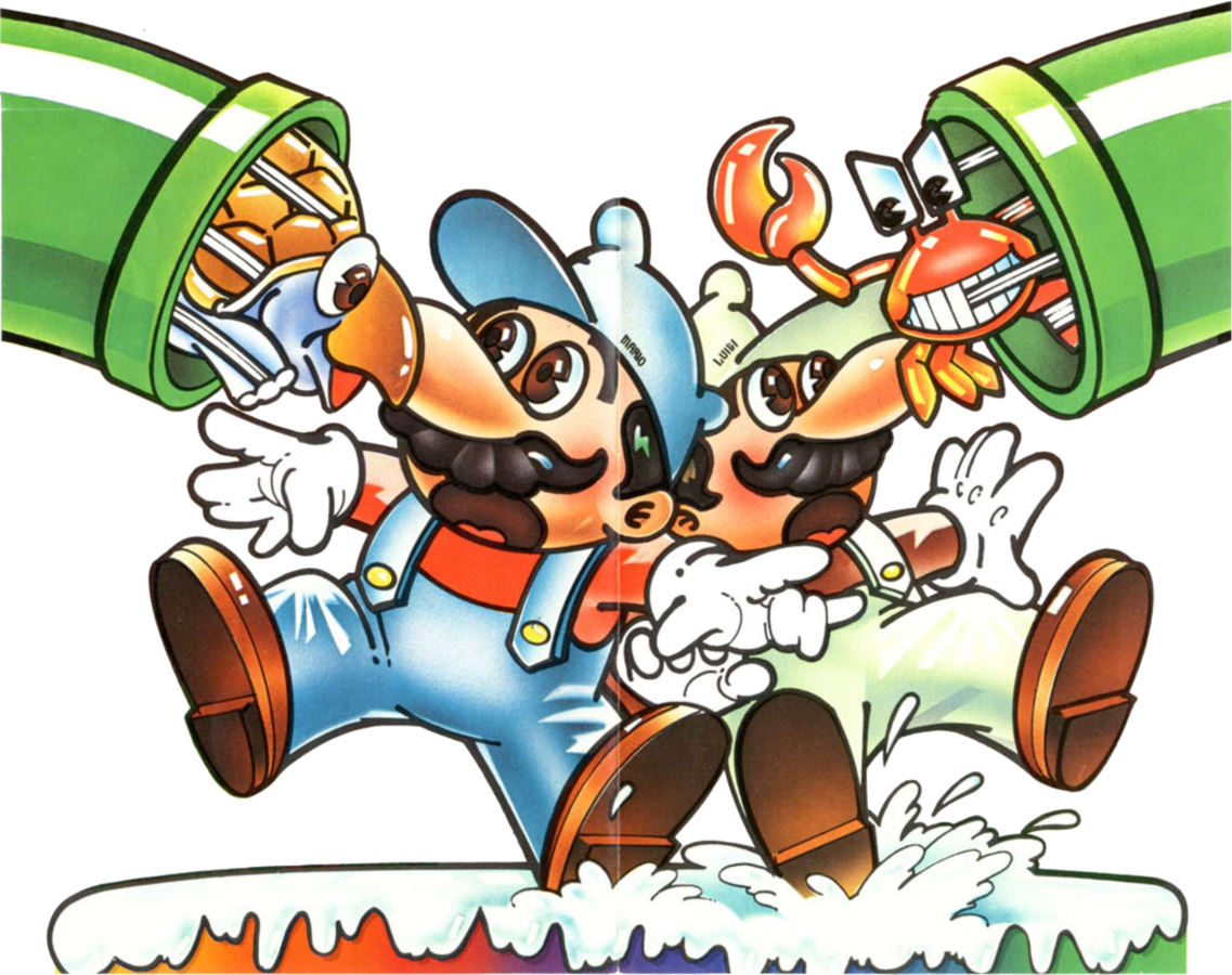 FileMario Bros Atari 2600 Artwork.png Super Mario Wiki, the Mario