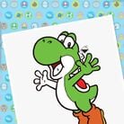 Thumbnail of a paint-by-number activity featuring Yoshi