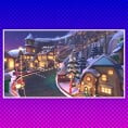 Image of Merry Mountain shown with the "Mario Kart 8 Deluxe" option in an opinion poll on snowy areas from Nintendo Switch games