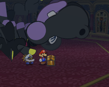 Ninth treasure chest in Palace of Shadow of Paper Mario: The Thousand-Year Door.