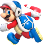 Artwork of Boomerang Mario from Super Mario 3D World.