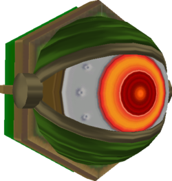 A model of an Eye Beamer from Super Mario Galaxy.