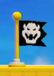 A Checkpoint Flag in the Super Mario 3D World style of Super Mario Maker 2