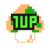 1-Up Mushroom icon in Super Mario Maker 2 (Super Mario Bros. style)