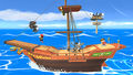 The Pirate Ship as it appears in Super Smash Bros. for Wii U