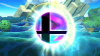 A Smash Ball in Super Smash Bros. for Wii U.