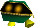 A Moneybag from Super Mario 64.