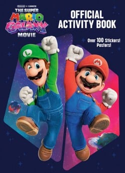 The front cover of The Super Mario Galaxy Movie Official Activity Book