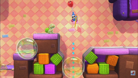 Big Montgomery's Bubble Fort in Yoshi's Woolly World