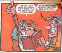 Cranky Kong with polydactyly in the Donkey Kong Jungle Action Special comic, "A Blast From The Past"