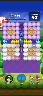 Stage 245 from Dr. Mario World