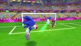 Sonic and Shadow playing Football/Soccer