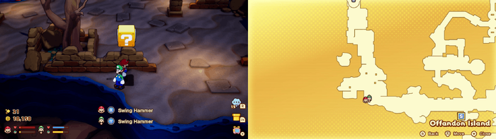 Block 10 in Offandon Island from Mario & Luigi: Brothership