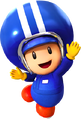 Artwork of Toad (Pit Crew) from Mario Kart Tour