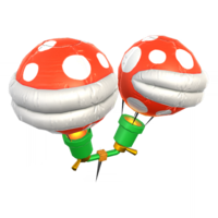 Piranha Plant Balloons from Mario Kart Tour