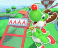 The course icon of the T variant with Yoshi (Reindeer)