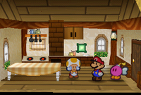 Mario, in Tayce T.'s kitchen.