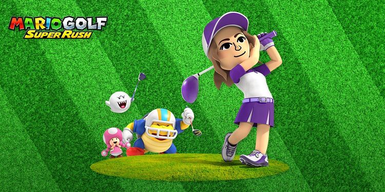 Picture shown with the first question in Mario Golf: Super Rush – Personality Quiz