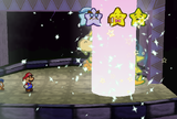 Mario using Peach Beam