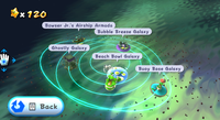 Kitchen dome galaxies. "Super Mario Galaxy World Map," so to say.