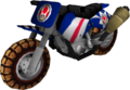 The model for Toad's Standard Bike S from Mario Kart Wii