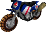 The model for Toad's Standard Bike S from Mario Kart Wii