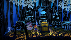 Third treasure chest in The Great Tree in the remake of Paper Mario: The Thousand-Year Door for the Nintendo Switch.