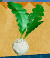 Turnip craft from Yoshi's Crafted World