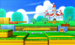 Screenshot of a stage from Super Smash Bros. for Nintendo 3DS