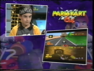 Mario Kart 64 as a featured computer challenge on A*mazing.