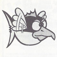 A Birdfish from Super Mario Land 2: 6 Golden Coins.