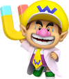 Artwork of Dr. Baby Wario from Dr. Mario World