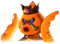 Artwork of King Kaliente from Super Mario Galaxy.