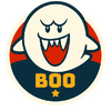 A sticker from Mario Kart World
