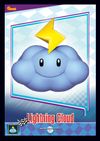 The Lightning Cloud card from the Mario Kart Wii trading cards